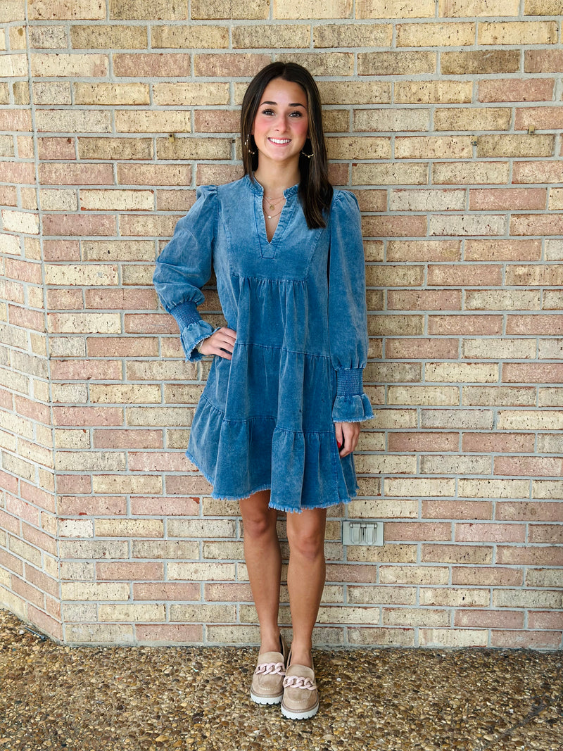 Denim Washed Dress