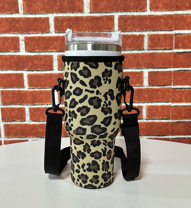 Leopard Drink Carrier