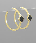 Clover Metal Hoops