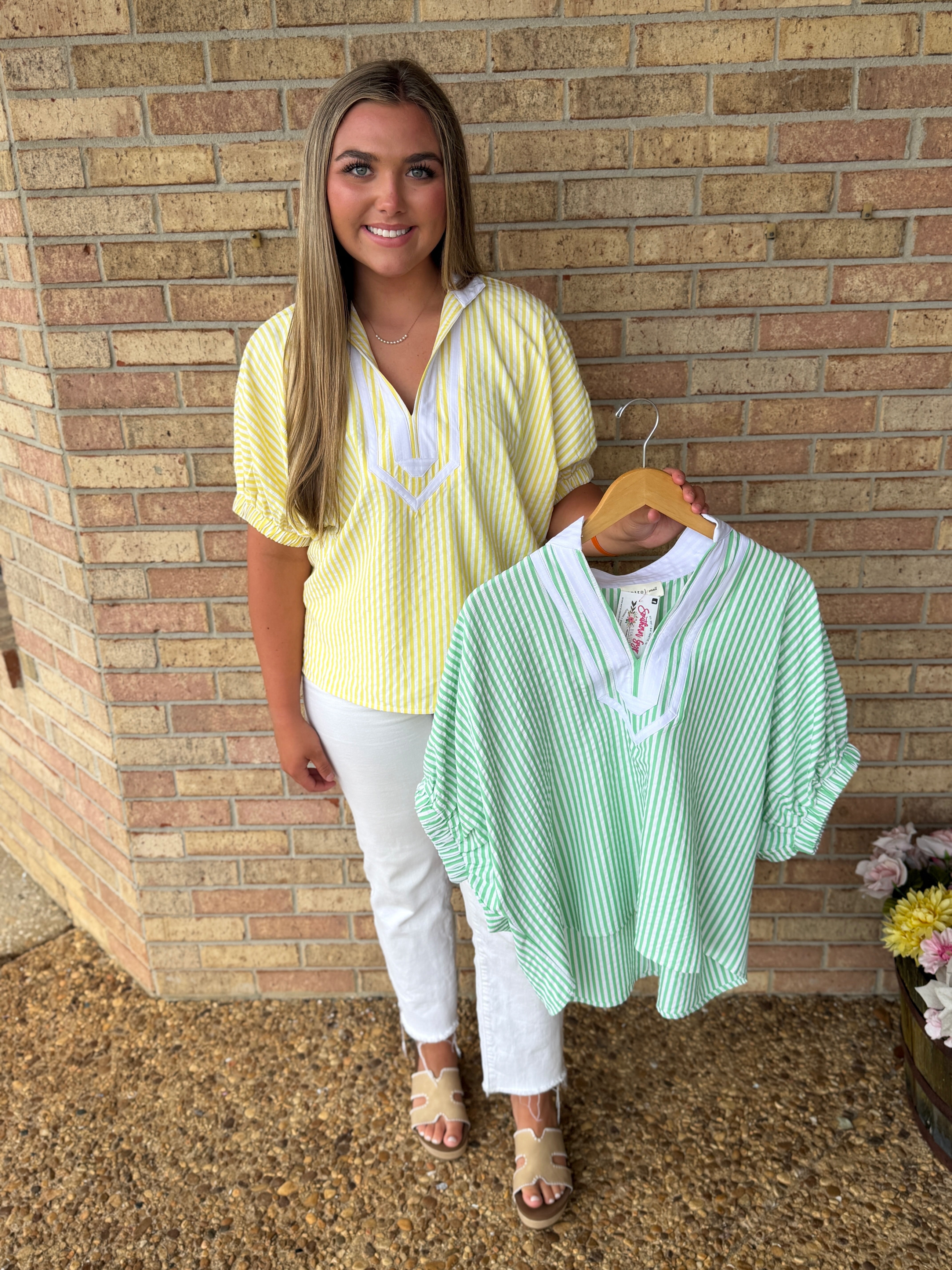 Striped Yellow Top