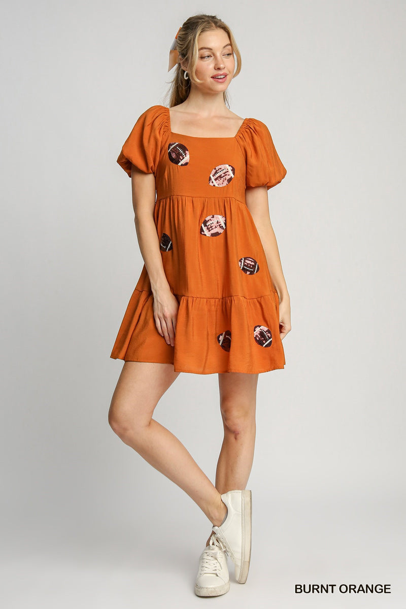 Orange Football Dress