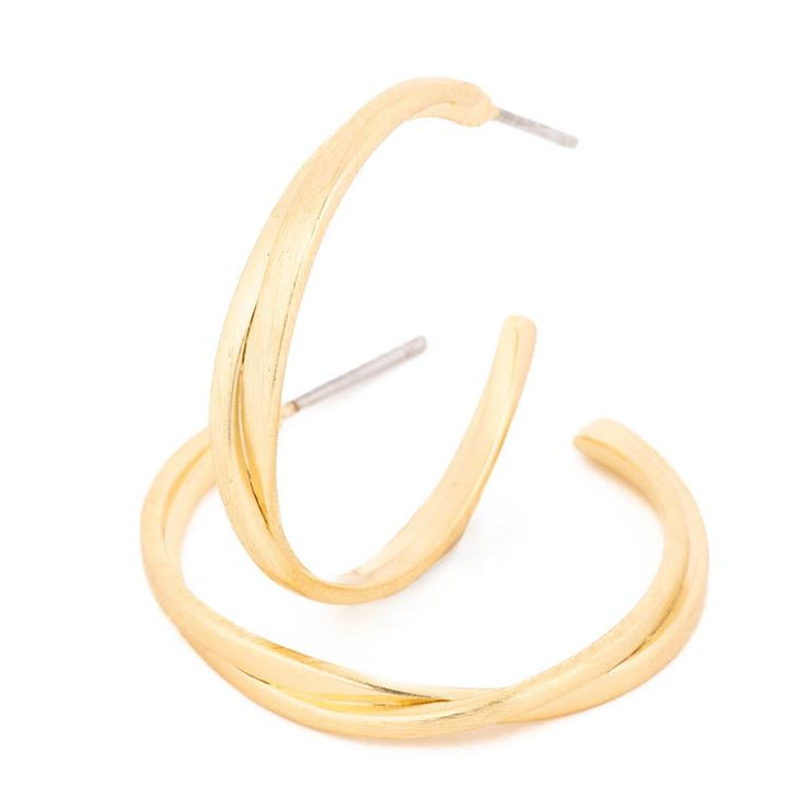 Golden Hour Hoop Bar-Medium