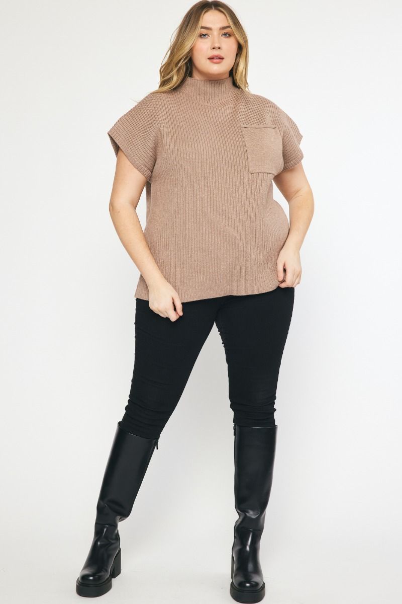 PS Mock Sweater Top