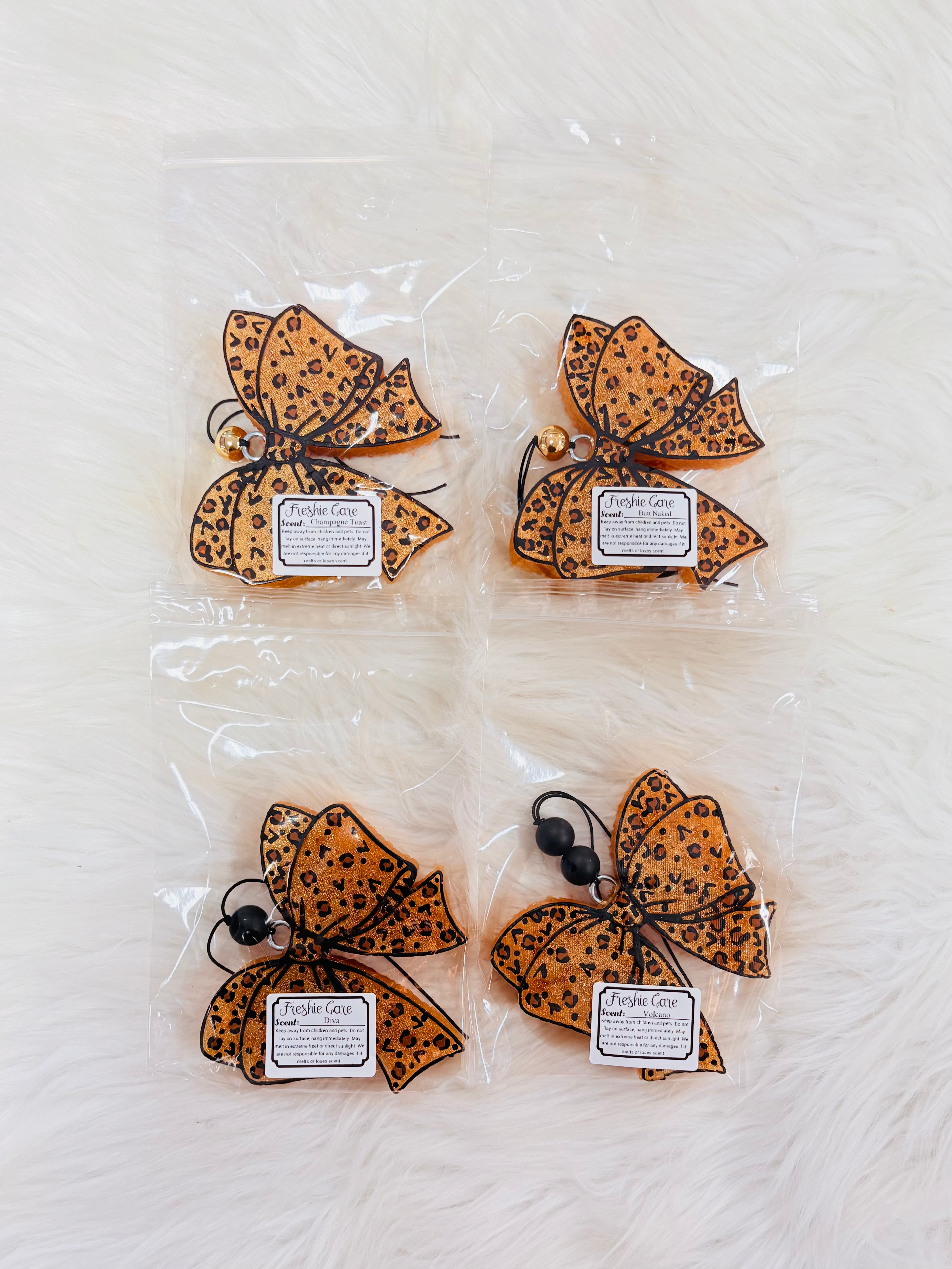Leopard Bow Freshie