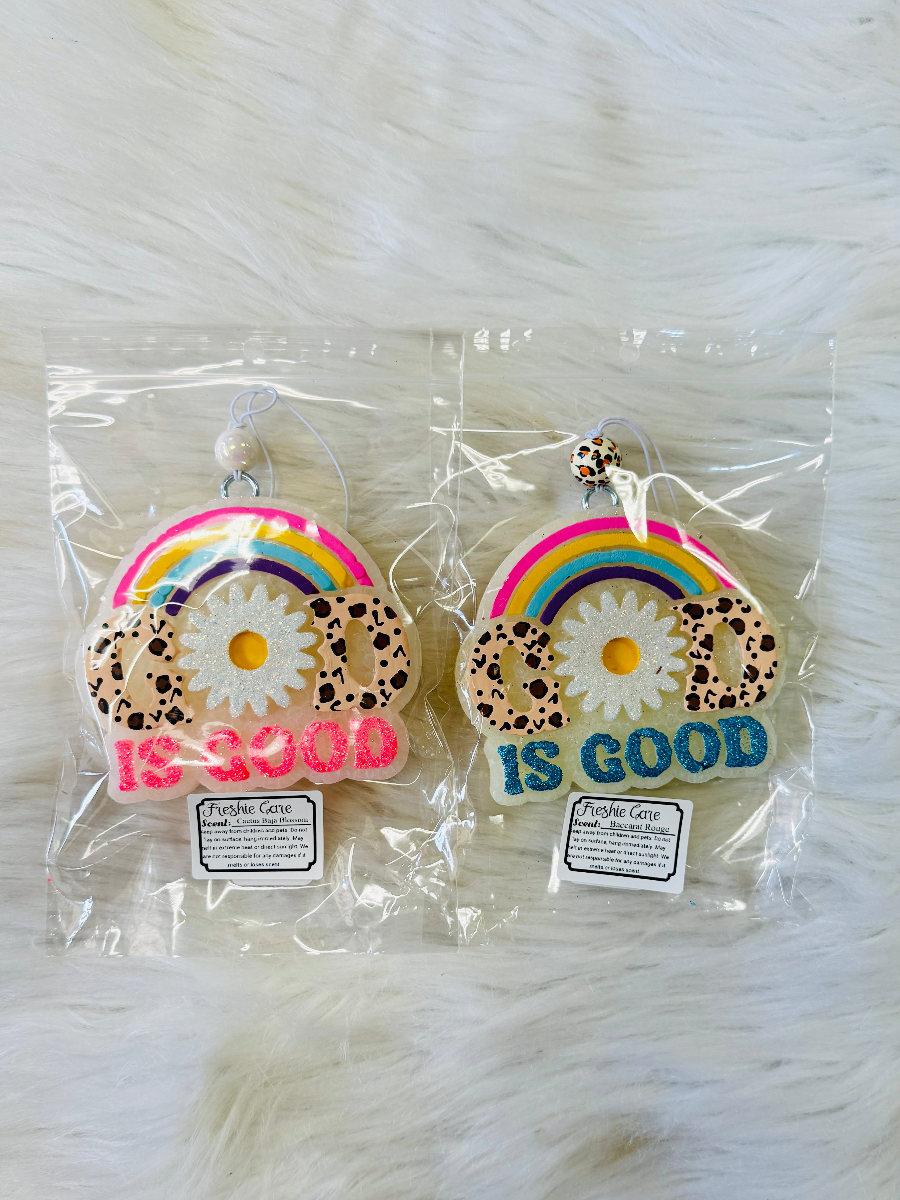 God is Good Rainbow Freshie