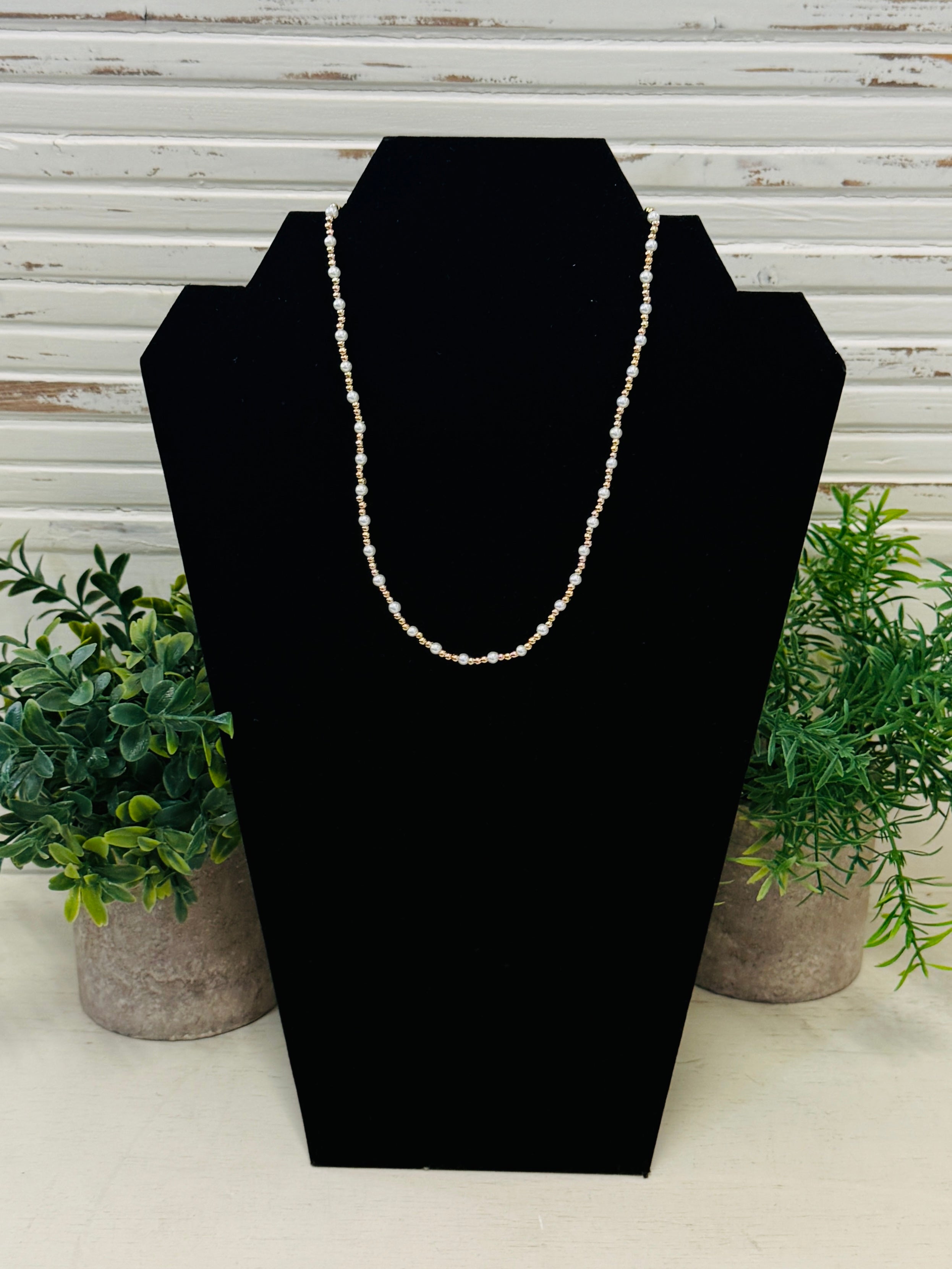 Pearl Beaded Necklace