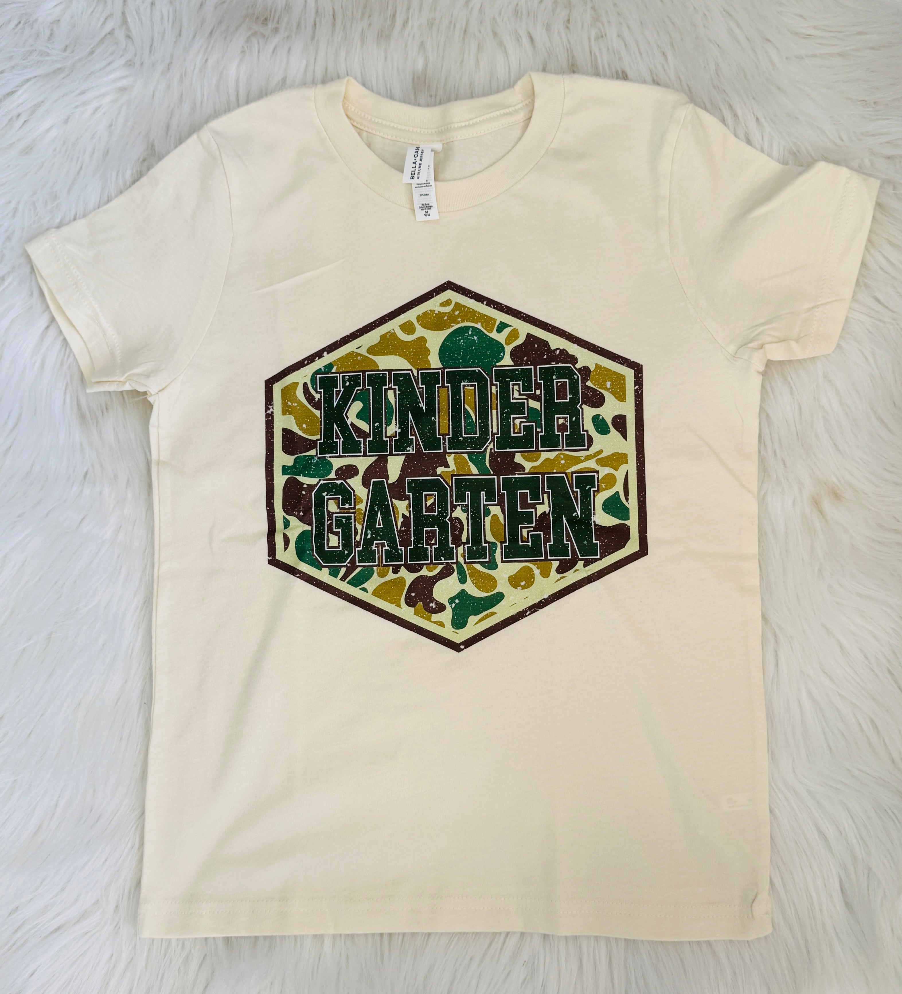 Retro Camo Kindergarten Tee
