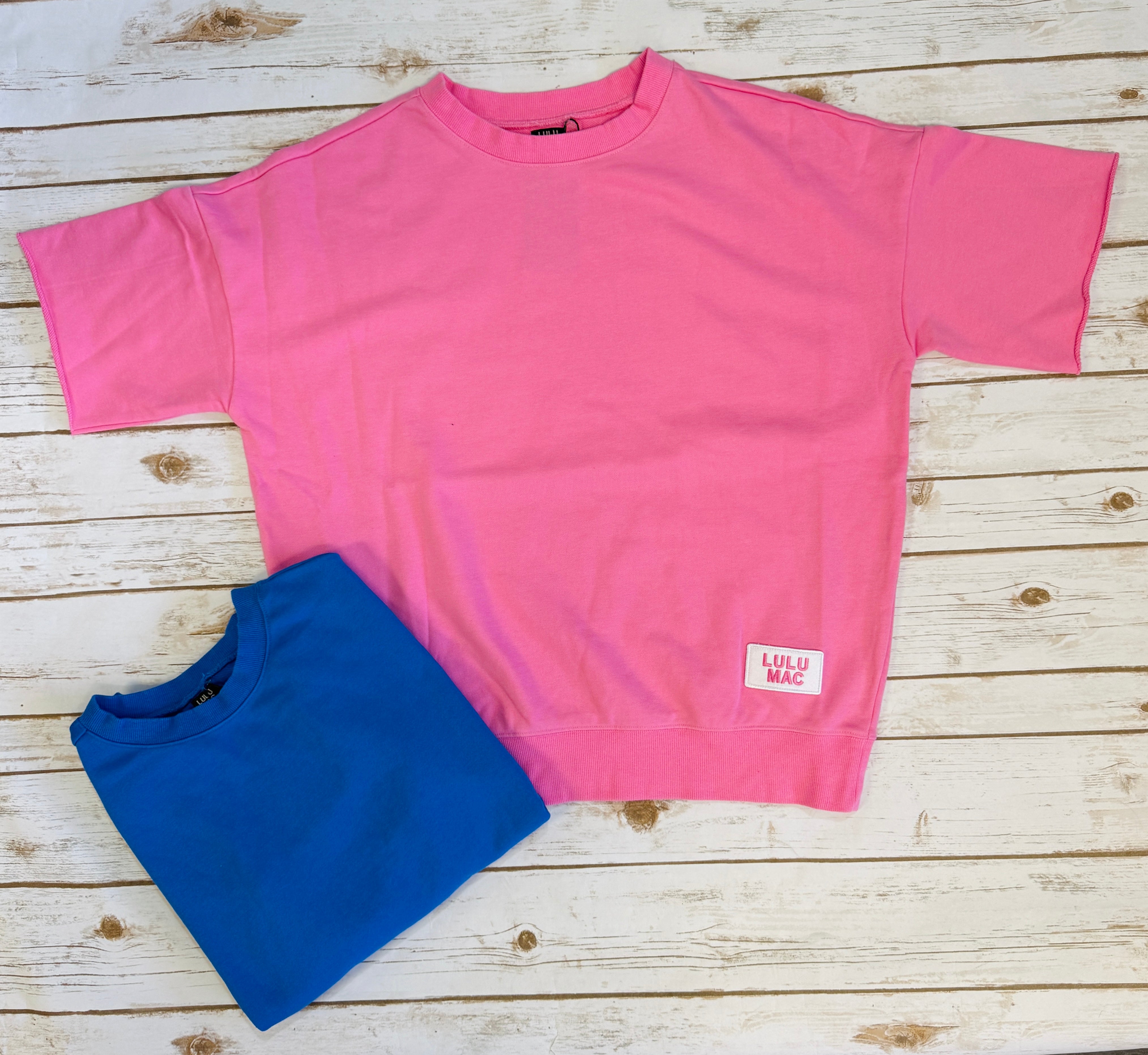 Short Sleeve Terry Cloth Top