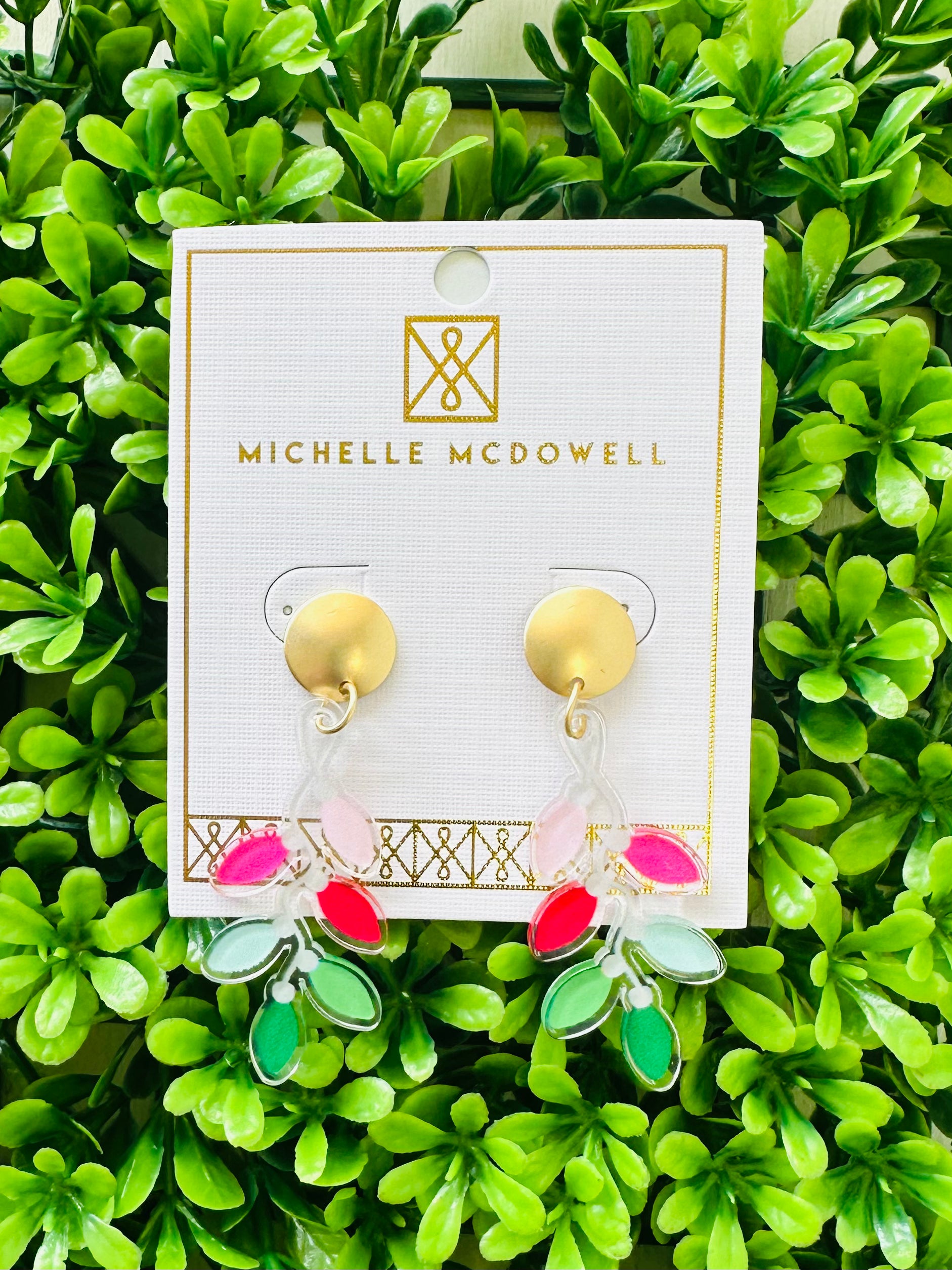 Acrylic Christmas Earrings|MM