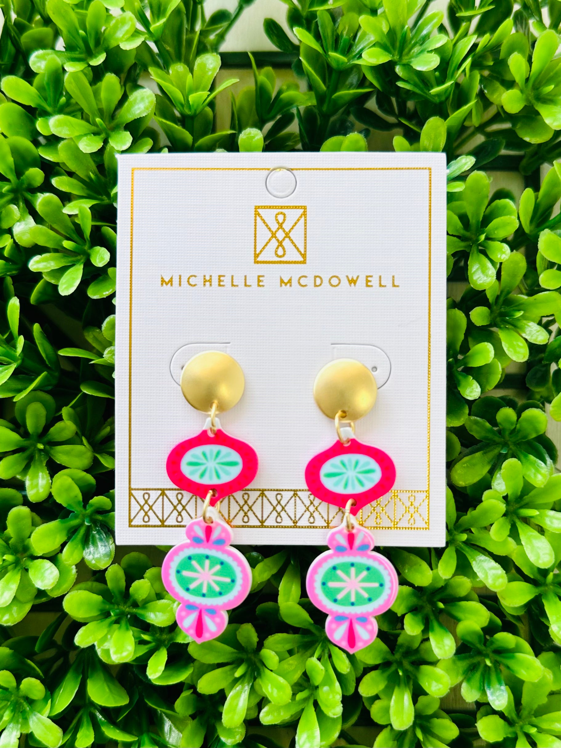 Acrylic Christmas Earrings|MM