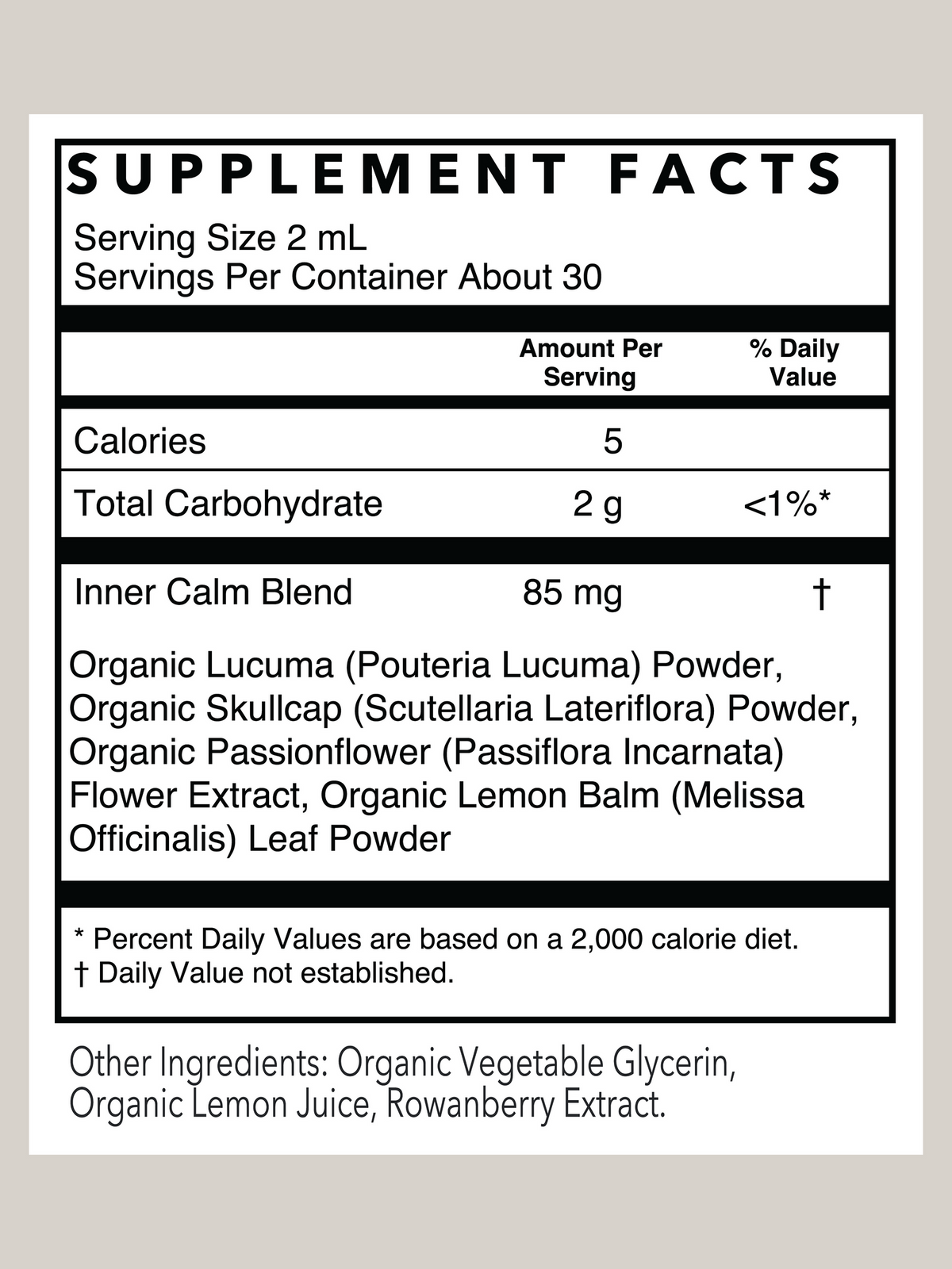 RC|Inner Calm Herbal Tincture