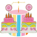 JM Birthday Cake Earrings