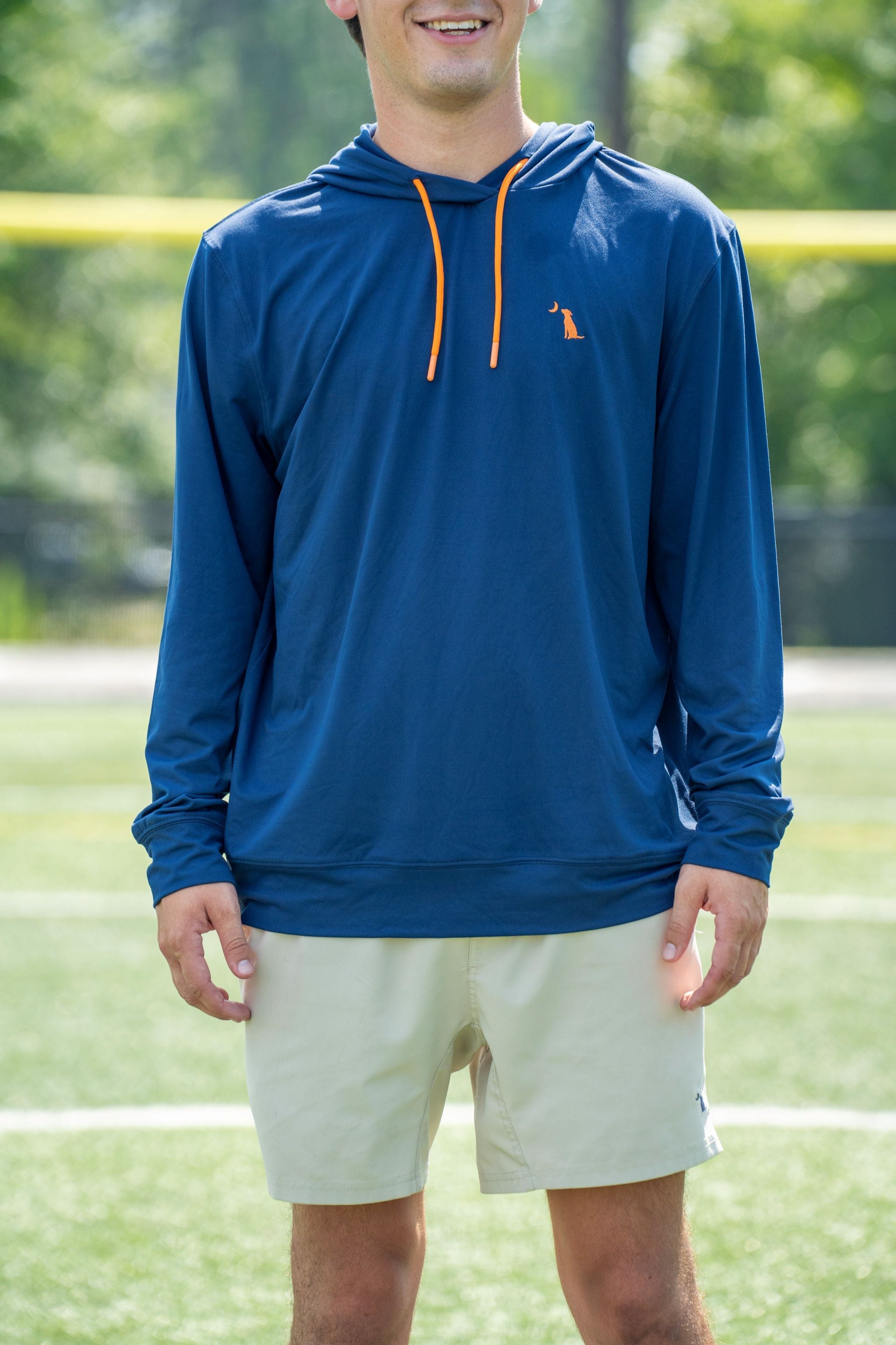 LB|Navy & Orange Hemlock Hoodie
