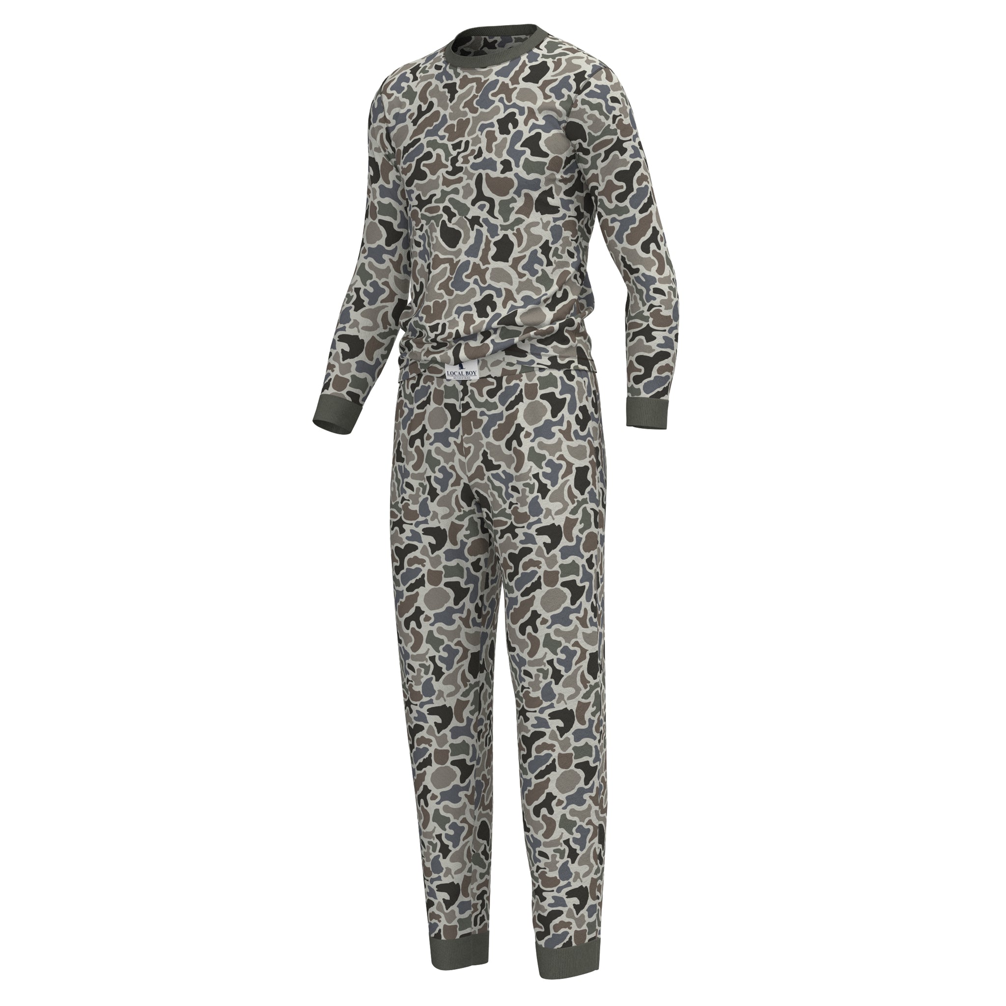Youth Rib Pajama Set