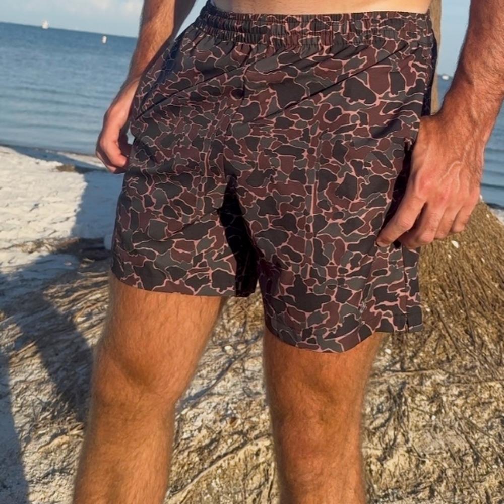 Old Row|Dark Camo Party Shorts
