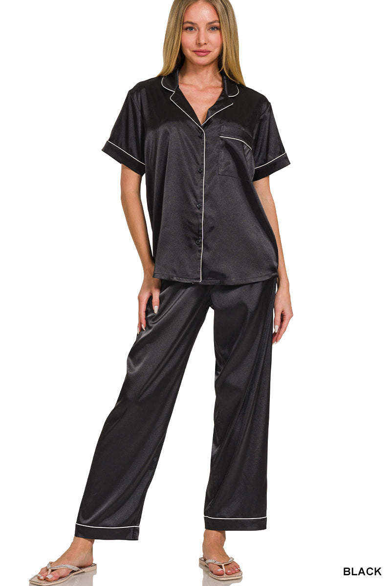 Satin PJ Set