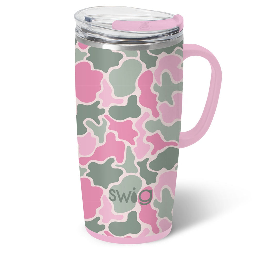 Blushing Camo Travel Mug