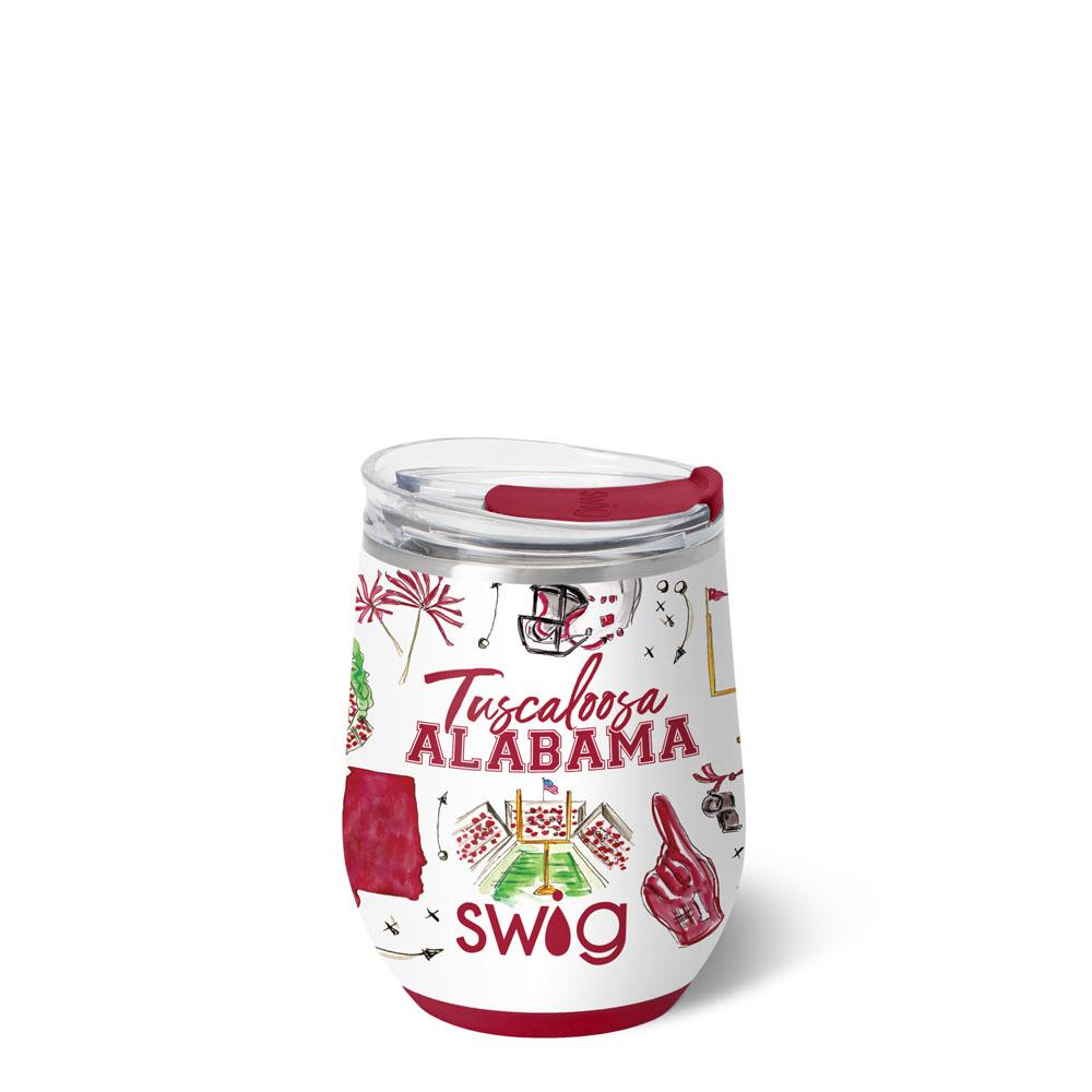 Tailgates in Tuscaloosa Stemless Wine Cup 12oz