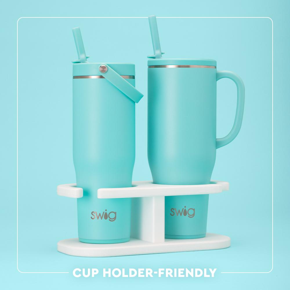 Gameday Gingham Navy/Orange Mega Mug 40oz