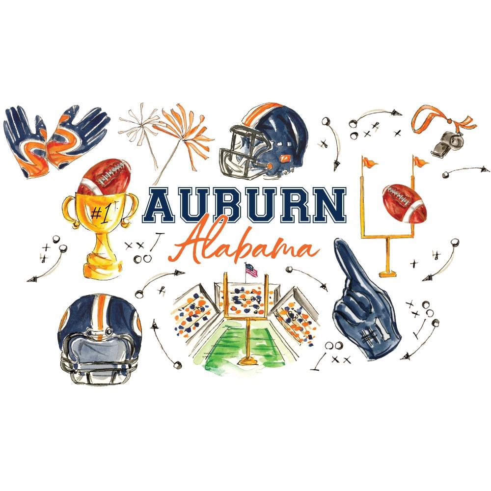 Tailgates in Auburn Mega Mug 40oz