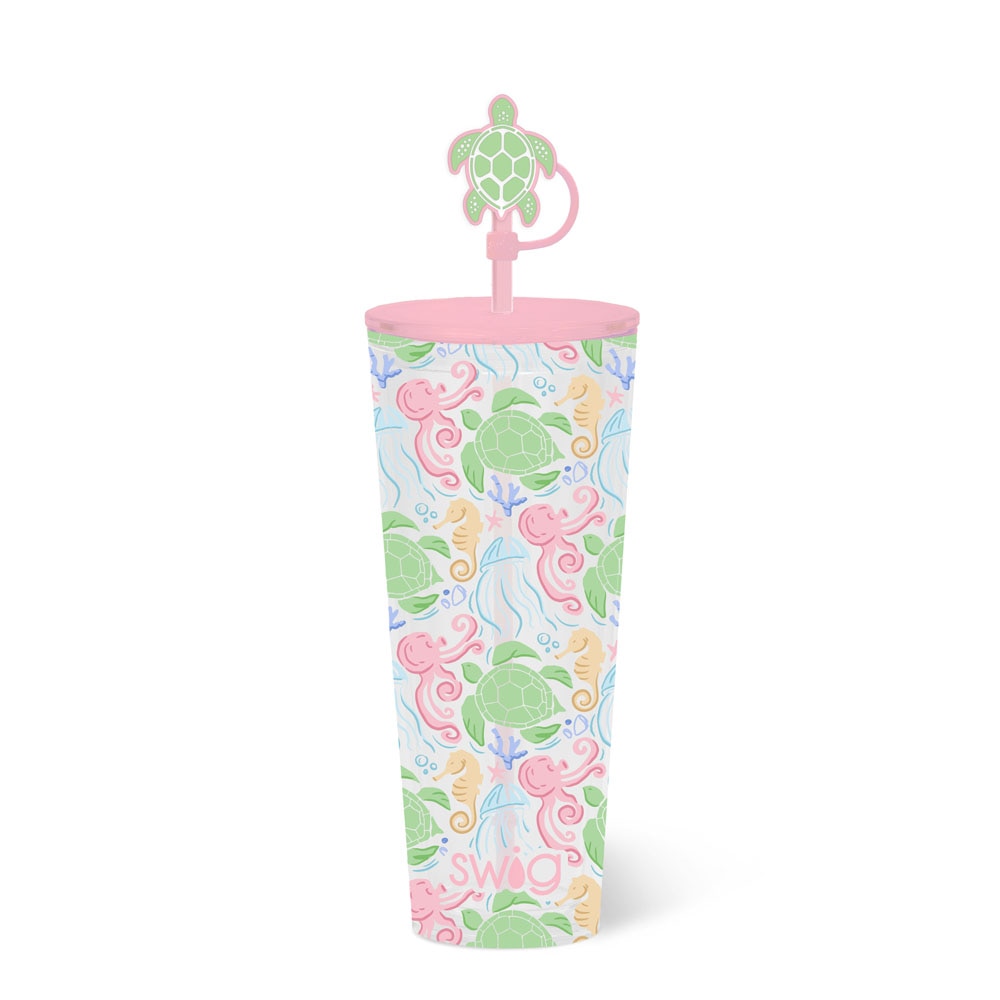 Summer Salt Plastic Tumbler 24oz