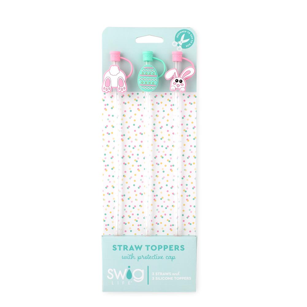 Bunny Trail Straw Topper Set