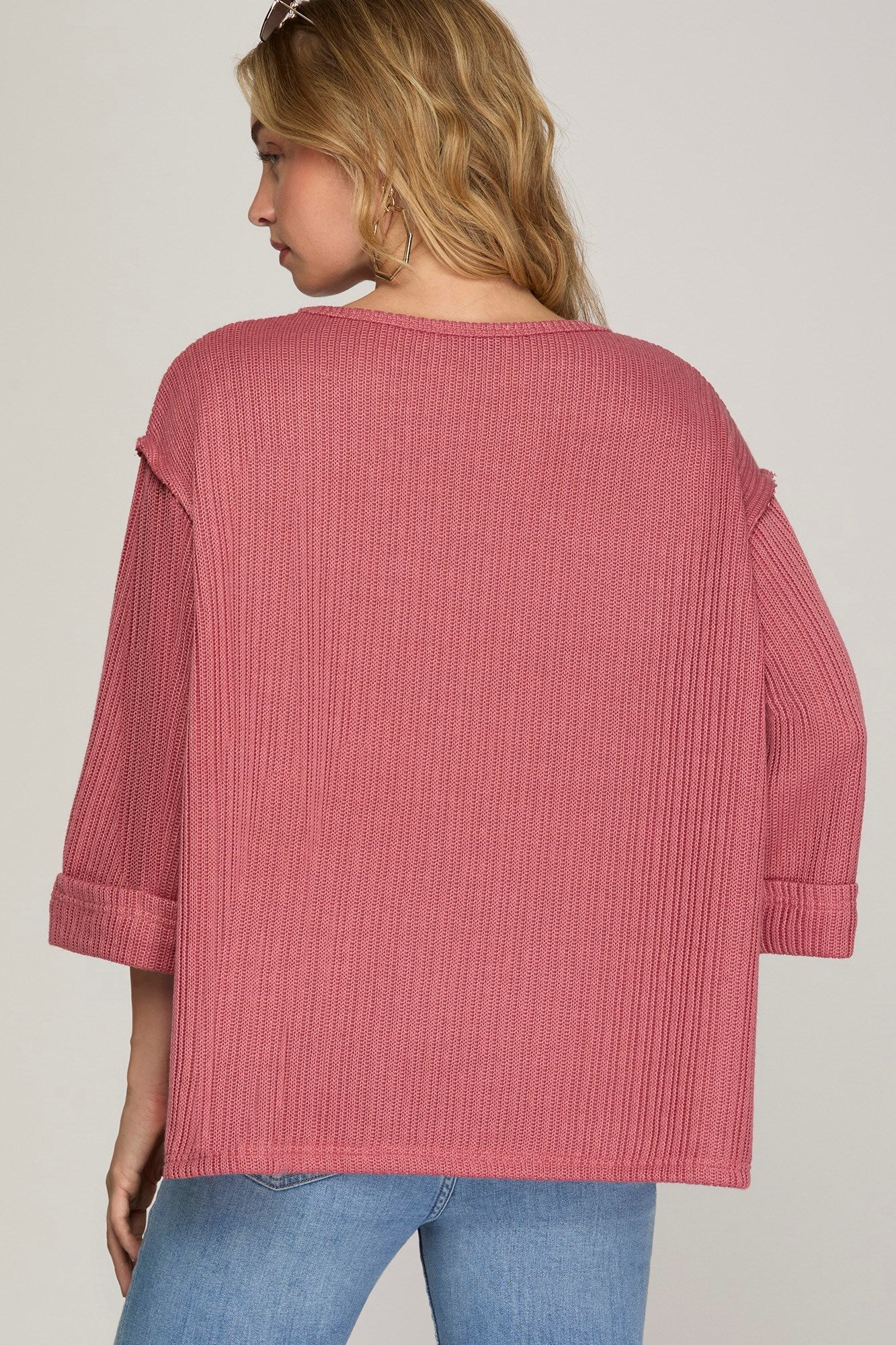 Folded Sleeve Top