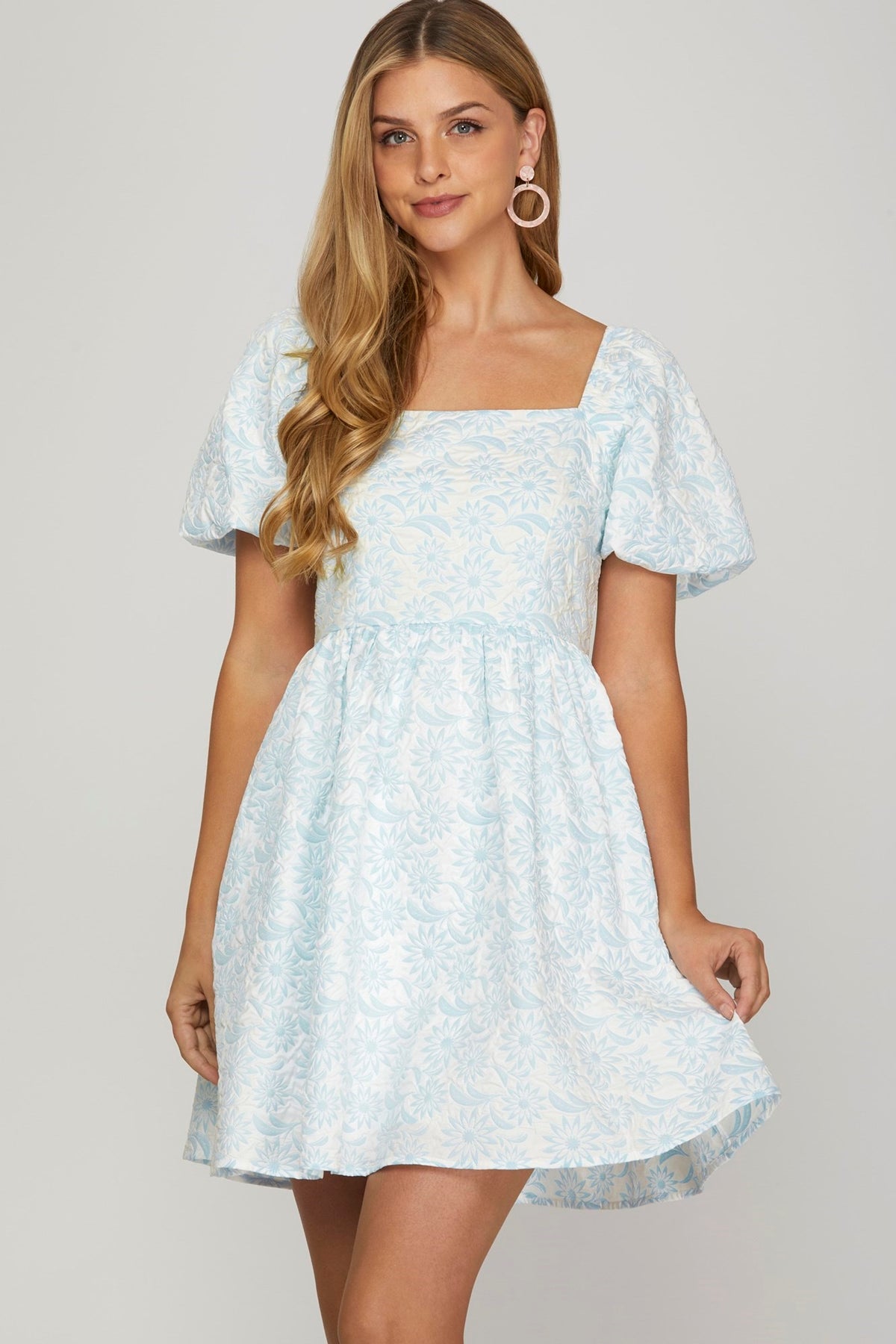 Light Blue Baby Doll Dress – Southern Gyp Boutique