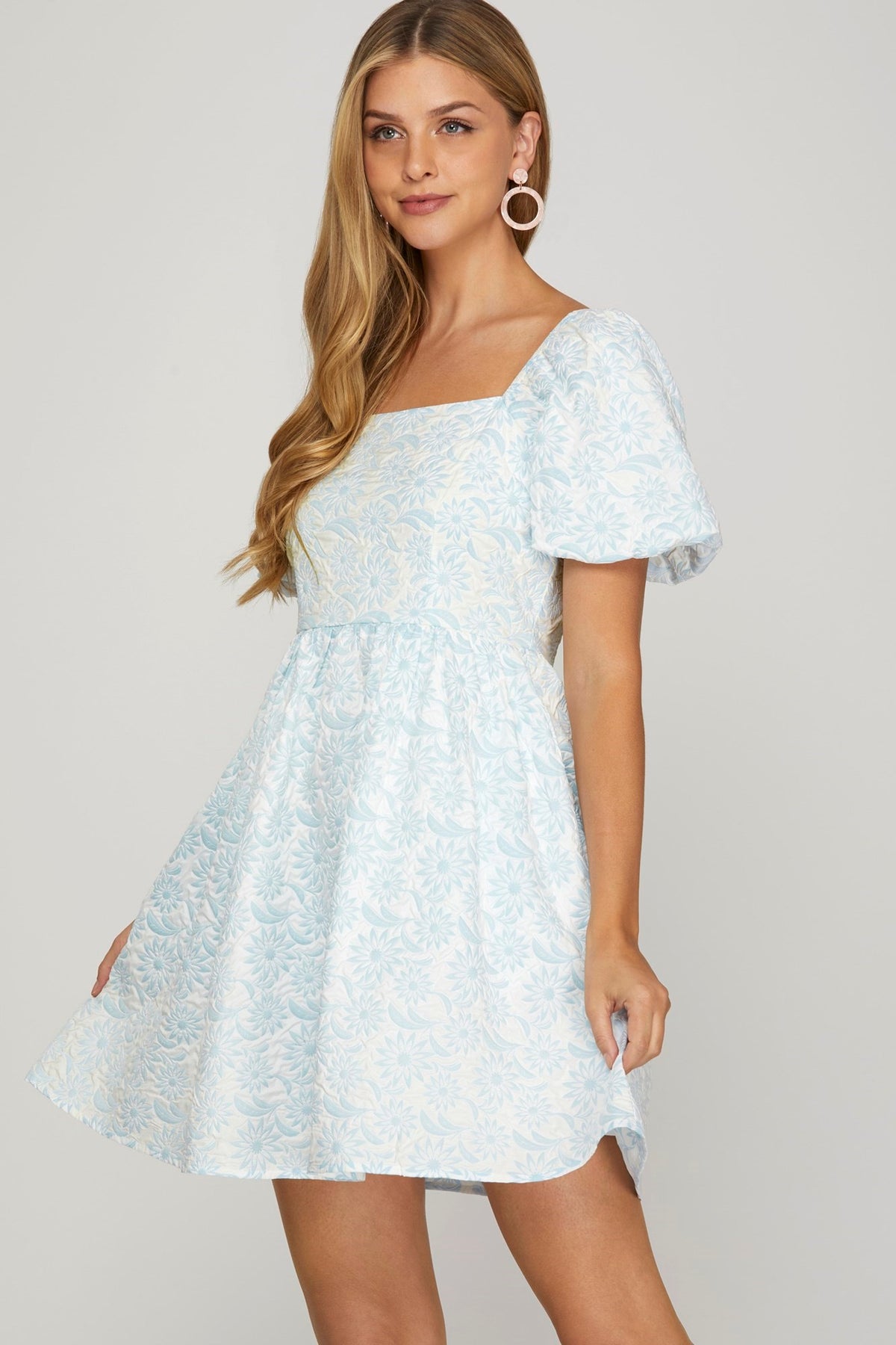 Light Blue Baby Doll Dress – Southern Gyp Boutique