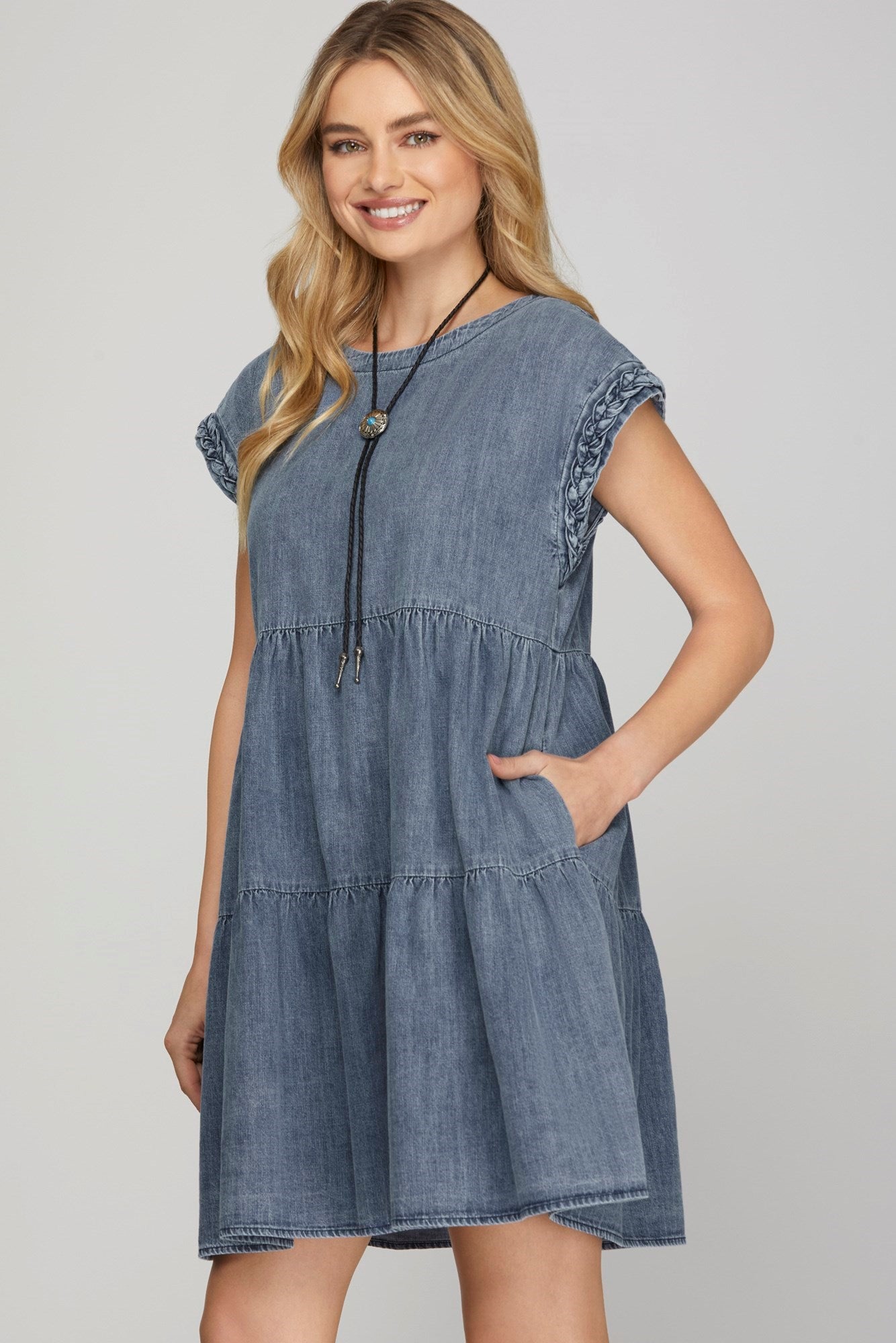 Denim Washed Dress