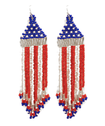 USA Tassel Earrings