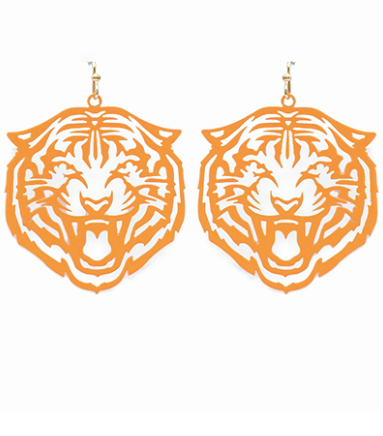 Tiger Dangle Earrings