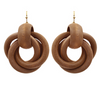 Love Knot Wood Earrings