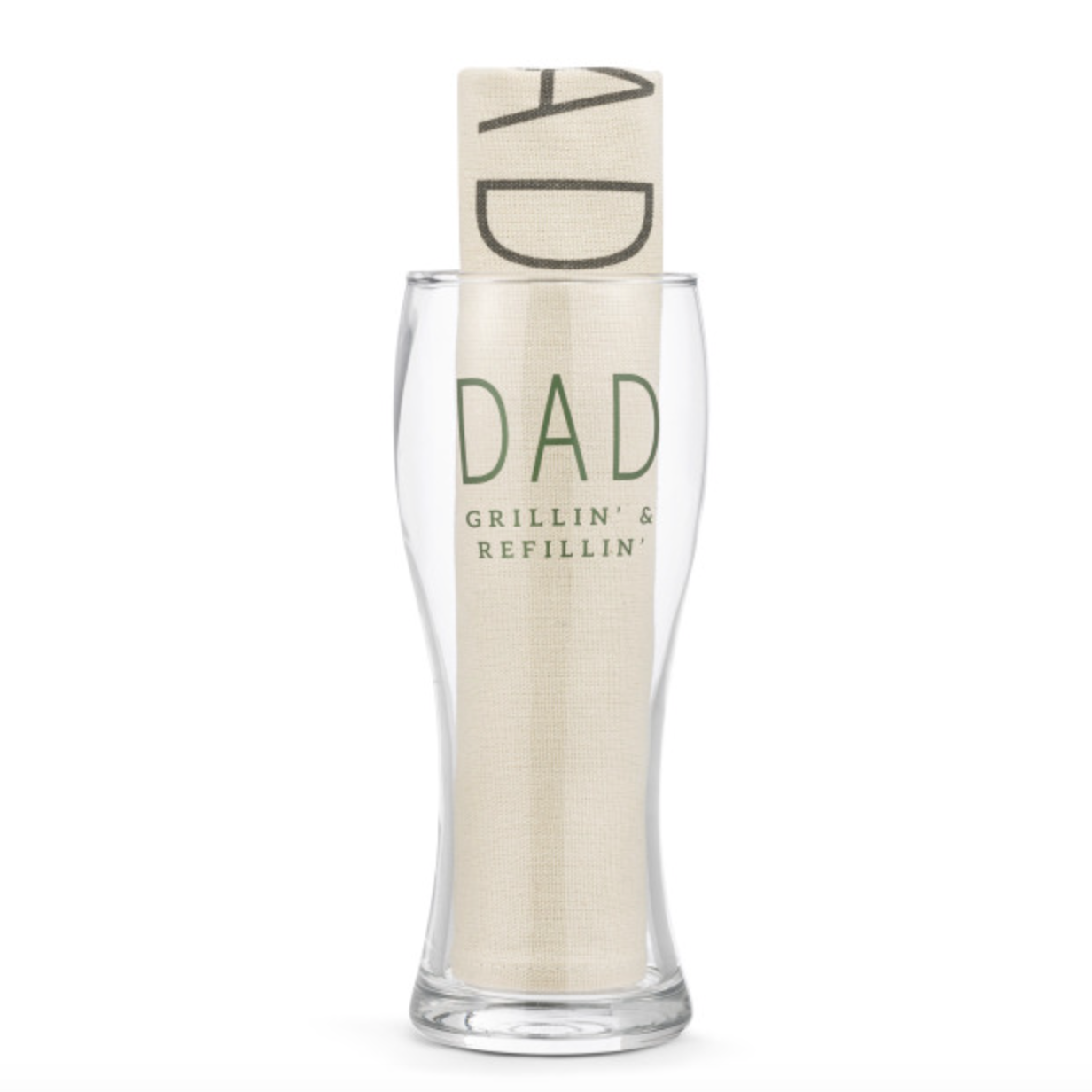 Dad Glass & Towel Set