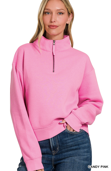 Half Zip Sweatshirt