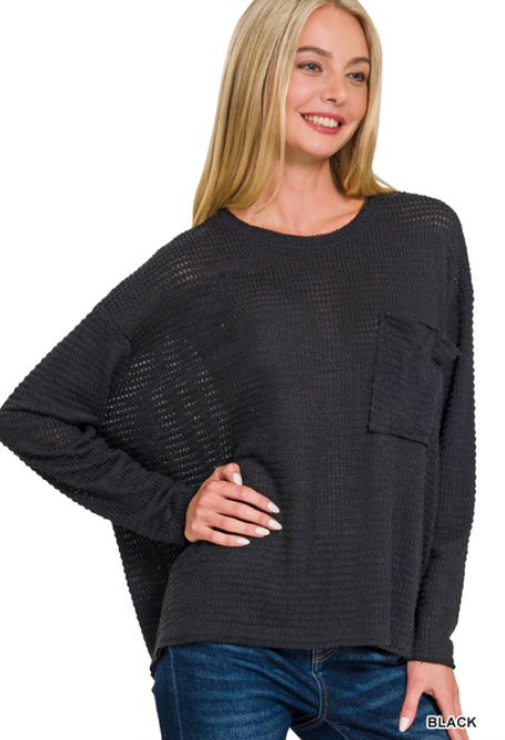 Jacquard Sweater Top