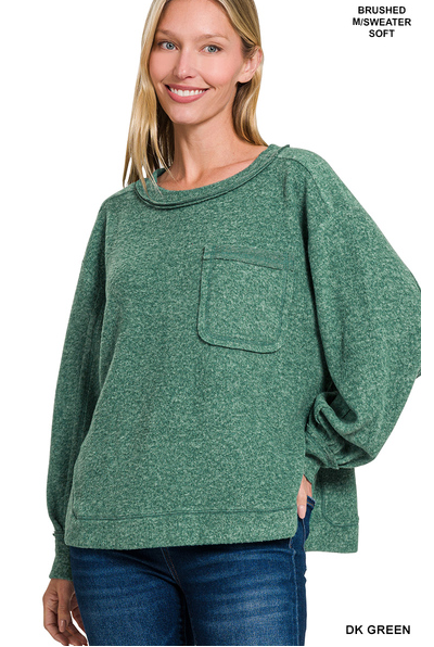 Hacci Brushed Sweater