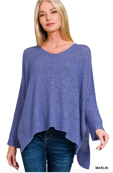 Dolman V Neck Sweater