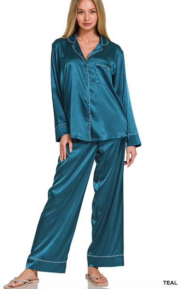 LS Satin PJ Set