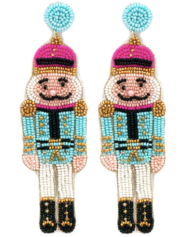 Christmas Beaded Earrings