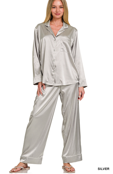 LS Satin PJ Set