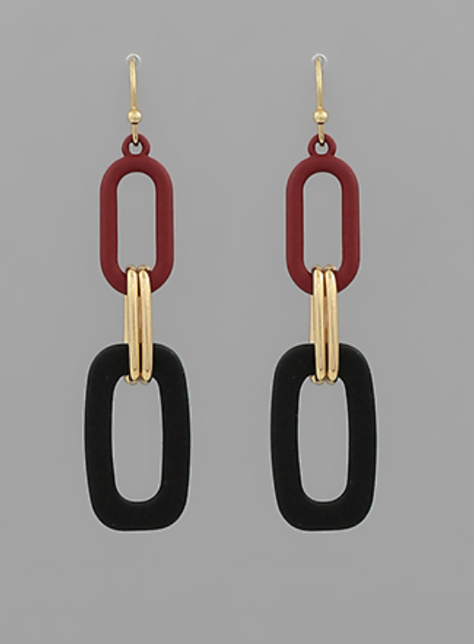 Gameday Linked Earrings