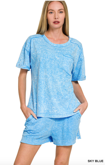 Halo Washed Boxy Set