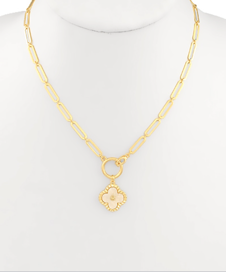 Quatrefoil Chain Necklace