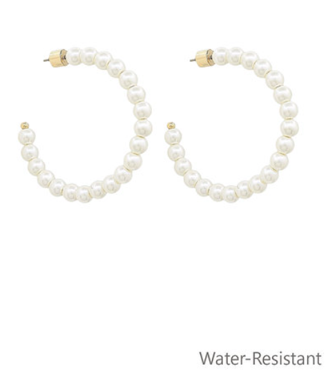 Pearl 43mm Hoops