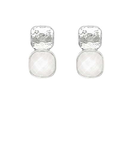 Epoxy Pearl Earrings