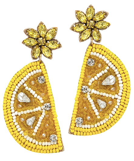 Lemon Slice Earrings