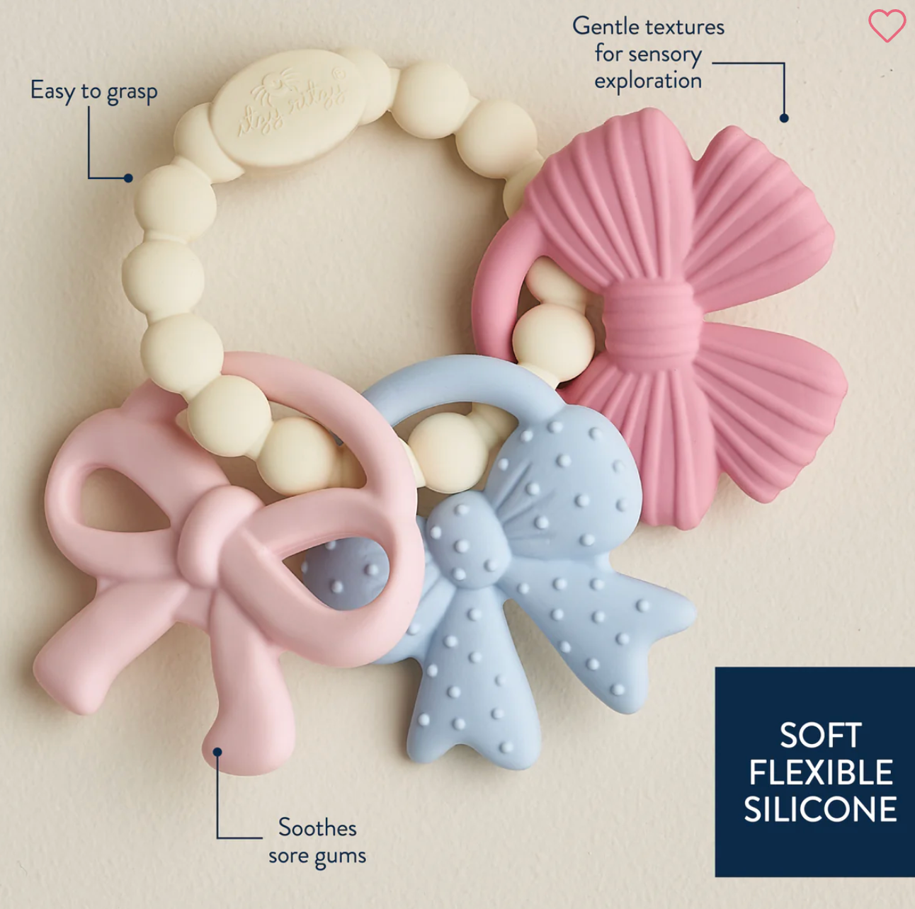 Itzy Bow Teething Trio