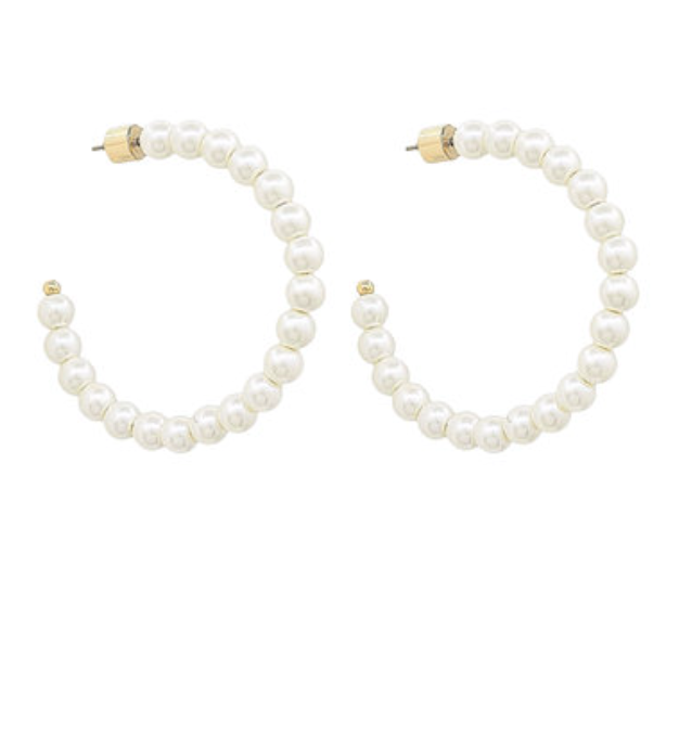 Pearl Hoops