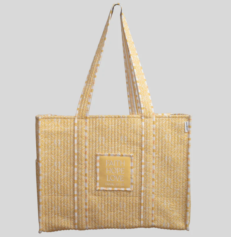Faith, Hope, Love Tote Bag